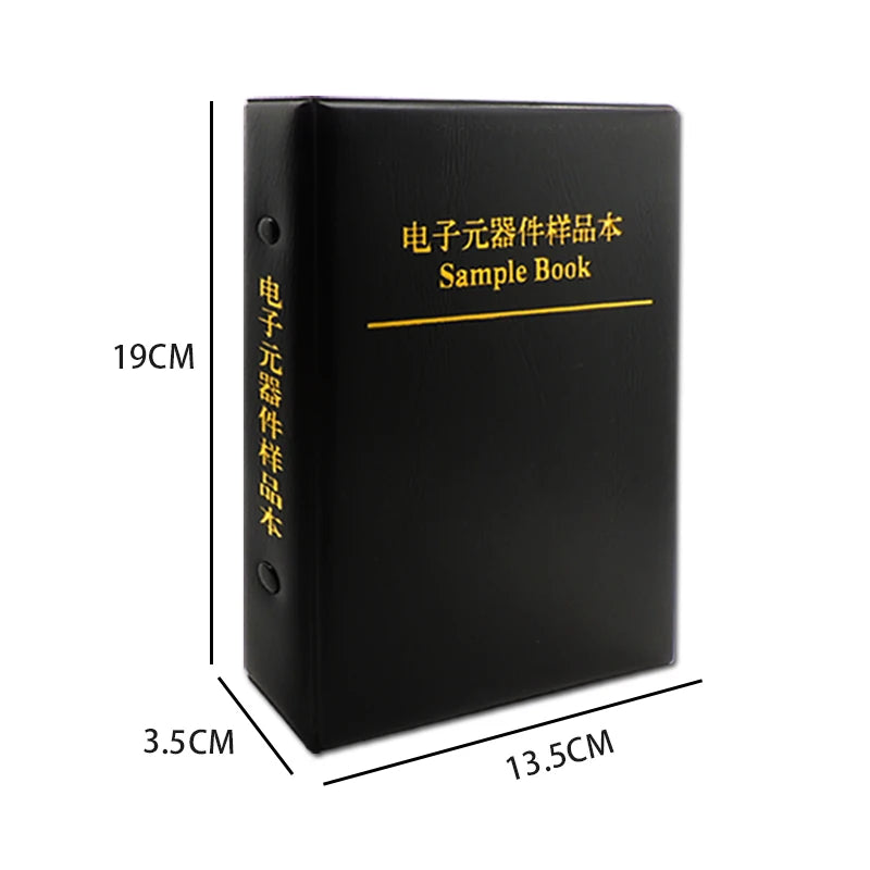 Smd Book Resistor Kit 0805 0201 0402 0603 1206 1% Resistor set Assortment Kit DIY 170/400 Values Sample Book FR-07 0Ω-10MΩ