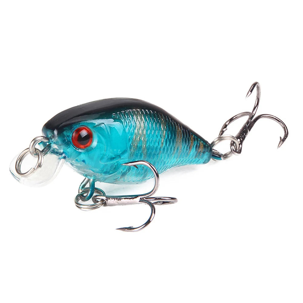 1 PCS Minnow Fishing Lure about 45mm 4.2g Crankbait Hard Bait Topwater Artificial Wobbler Bass Japan Fly Fishing Accessories