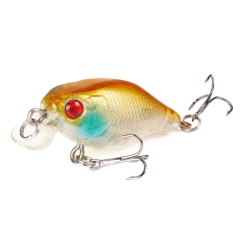 1 PCS Minnow Fishing Lure about 45mm 4.2g Crankbait Hard Bait Topwater Artificial Wobbler Bass Japan Fly Fishing Accessories