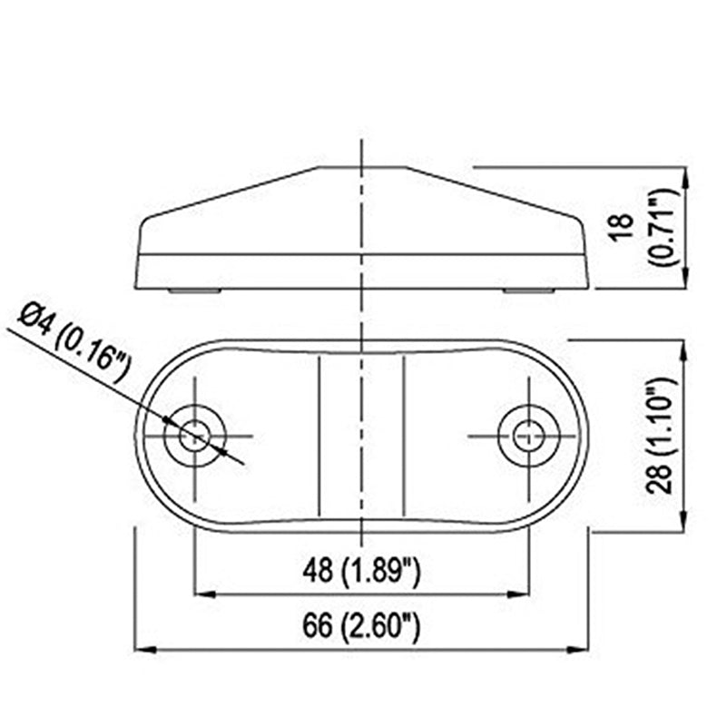 Truck Small Side Light 24 V12v Waterproof Identification Light Grille Light Air-Guide Sleeve Led Clearance Lamp Width Lamp Turn Signal Light