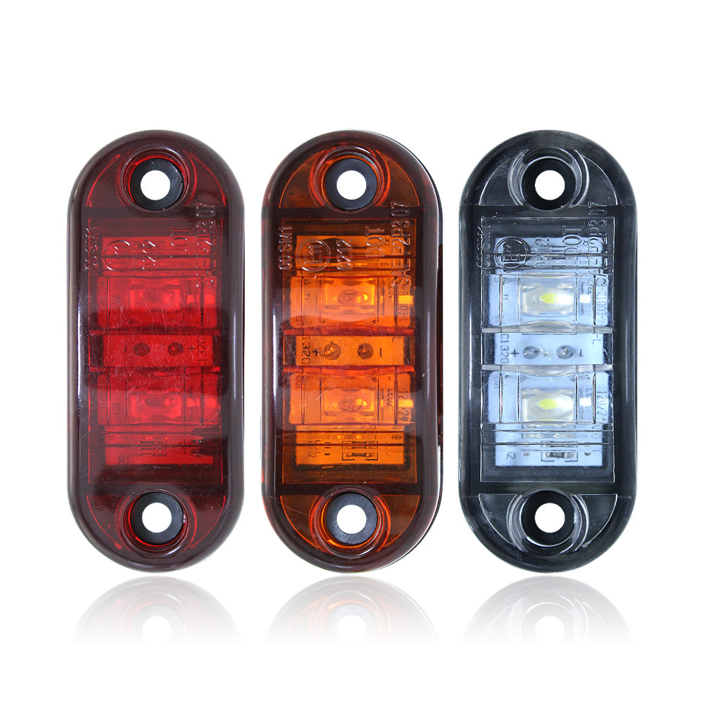 Super Bright Led Truck 12V Side Light Floor Waterproof Semi-Trailer Signal Display Wide Waist Light Taillight Wide Pressure 24V