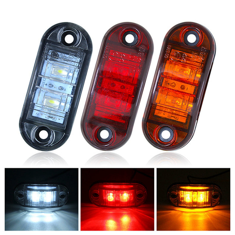 Truck Small Side Light 24 V12v Waterproof Identification Light Grille Light Air-Guide Sleeve Led Clearance Lamp Width Lamp Turn Signal Light