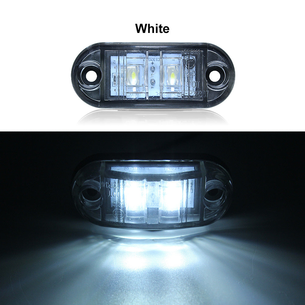 Super Bright Led Truck 12V Side Light Floor Waterproof Semi-Trailer Signal Display Wide Waist Light Taillight Wide Pressure 24V