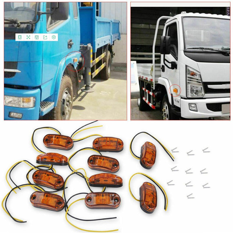 2led/4led Piranha Truck Bulb Side Light Led Truck Signal Lamp Anti-Shunt Taillight