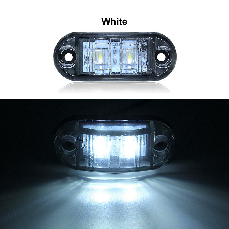 Truck Small Side Light 24 V12v Waterproof Identification Light Grille Light Air-Guide Sleeve Led Clearance Lamp Width Lamp Turn Signal Light