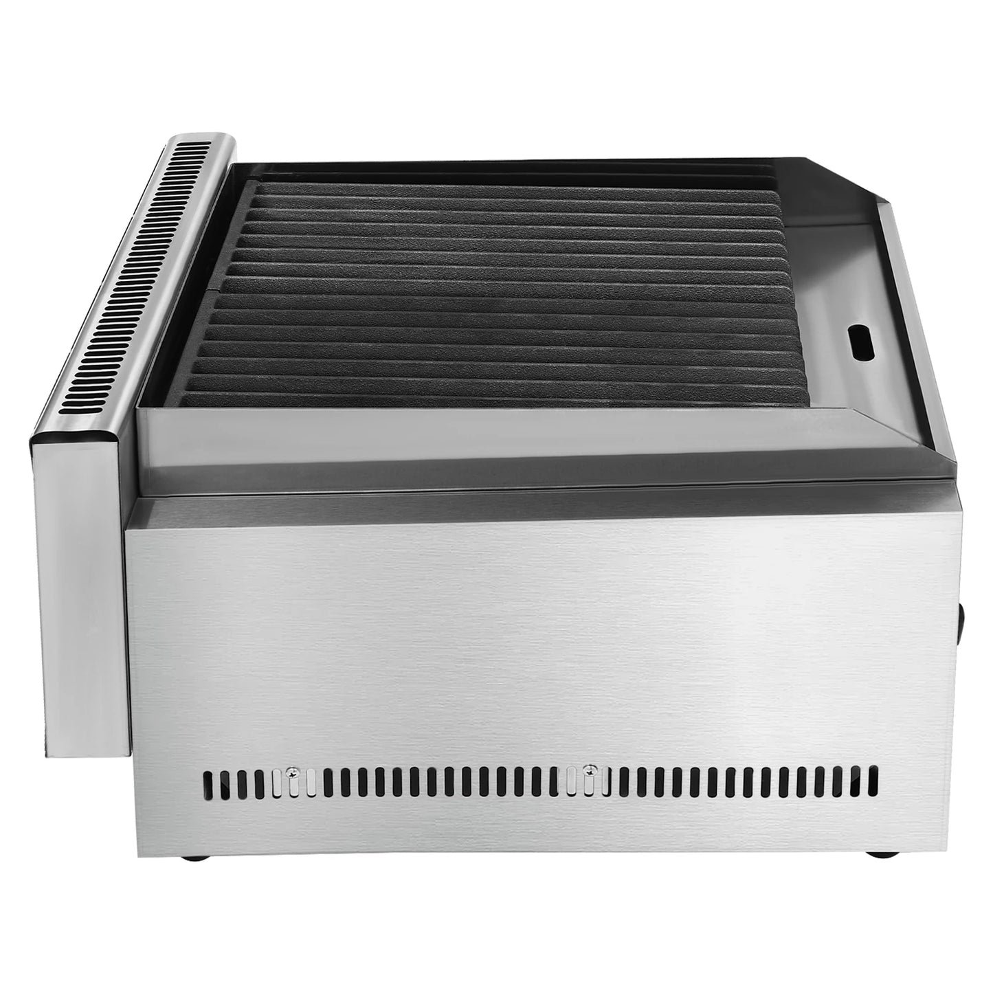 Commercial Radiant Broiler, 2 Burner Indoor Smokeless BBQ Grill Commercial Countertop Gas Charbroilers, LPG & Propane Gas