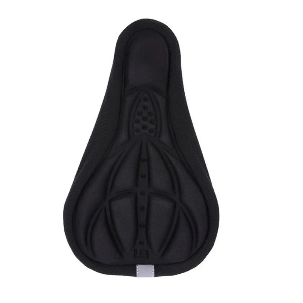 Bike Seat Cover Bicycle Silicone 3D Gel Saddle Pad Padded Soft Cushion Comfort EVA Anti Friction Seat Saddle Covers Cycling Part