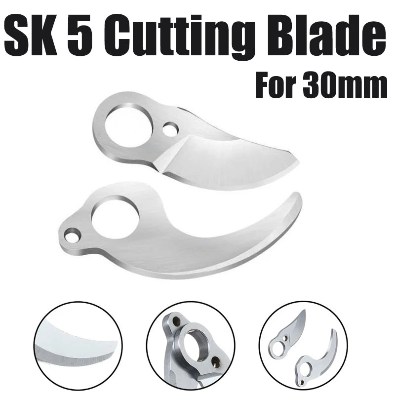 SK5 Electric Pruning Shears Blades 30mm Sharp Cutting-Blade Accessory For Pruning  Branches Trees Bonsai Fruit Garden Tool