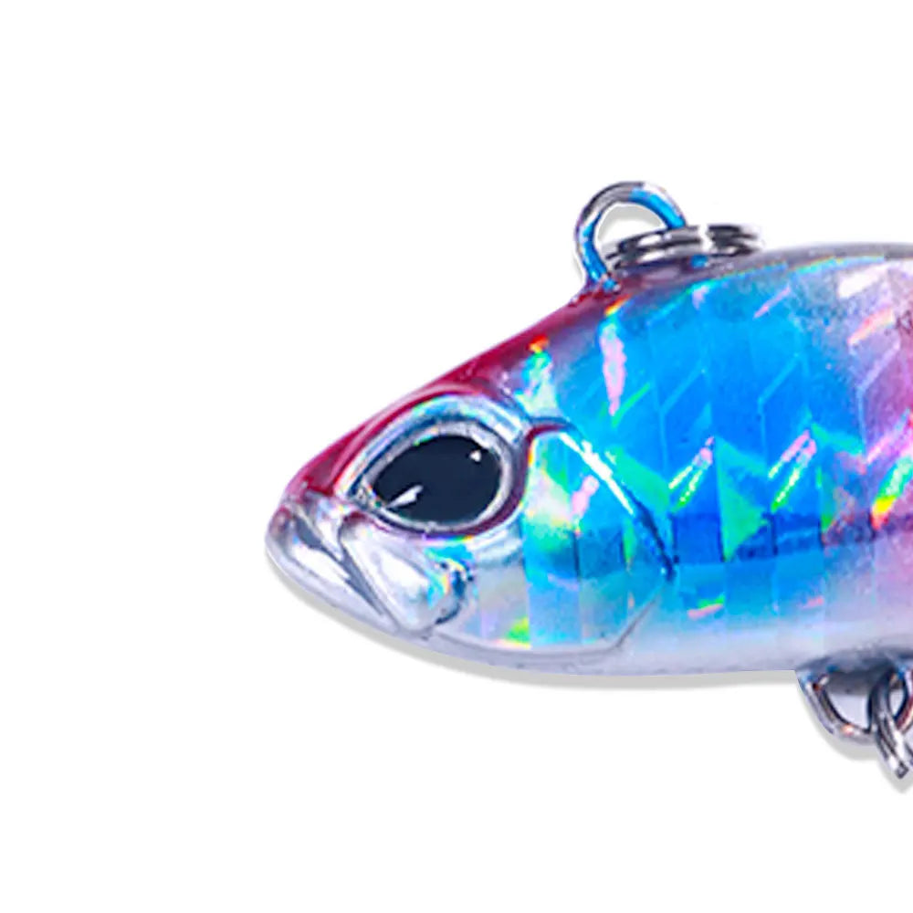 New Pesca Wobble Rotating Metal Vib Vibration Bait Winter Fishing 5.2CM-8.5G Artificial Hard Baits Spinner Spoon Lure