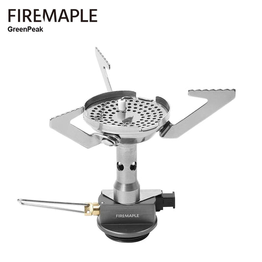 Fire-Maple GreenPeak Camping Stove Propane Camp Cooking Burner Portable Backpacking Stove with Piezo for Hiking Trekking Fishing