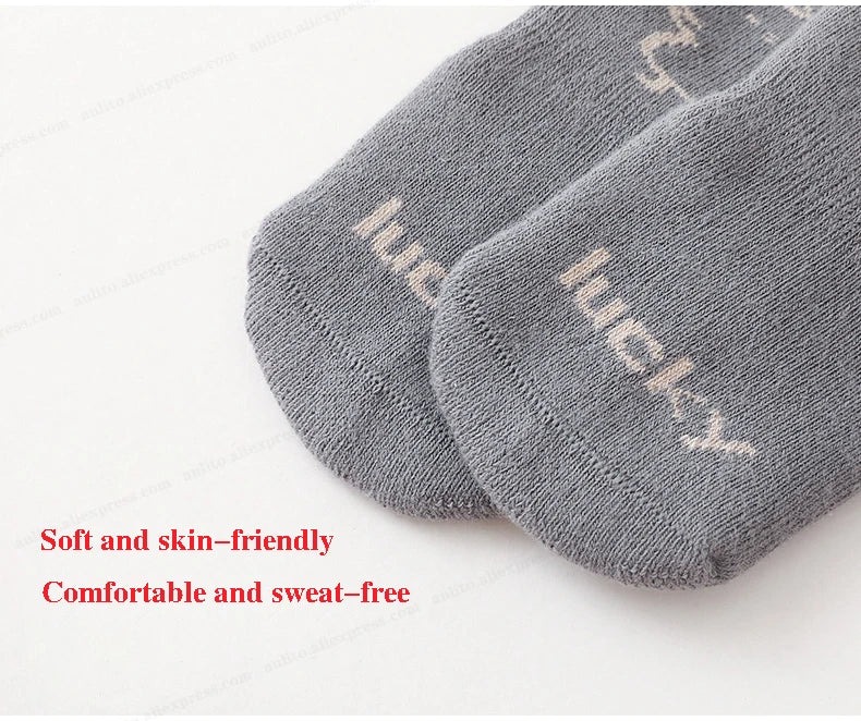 Newborn Baby Toddler Socks Comfortable Prewalker Thick Winter Kids Terry Cotton Girl Autumn Skidproof Sole Infant Boy Sock 0-6Y