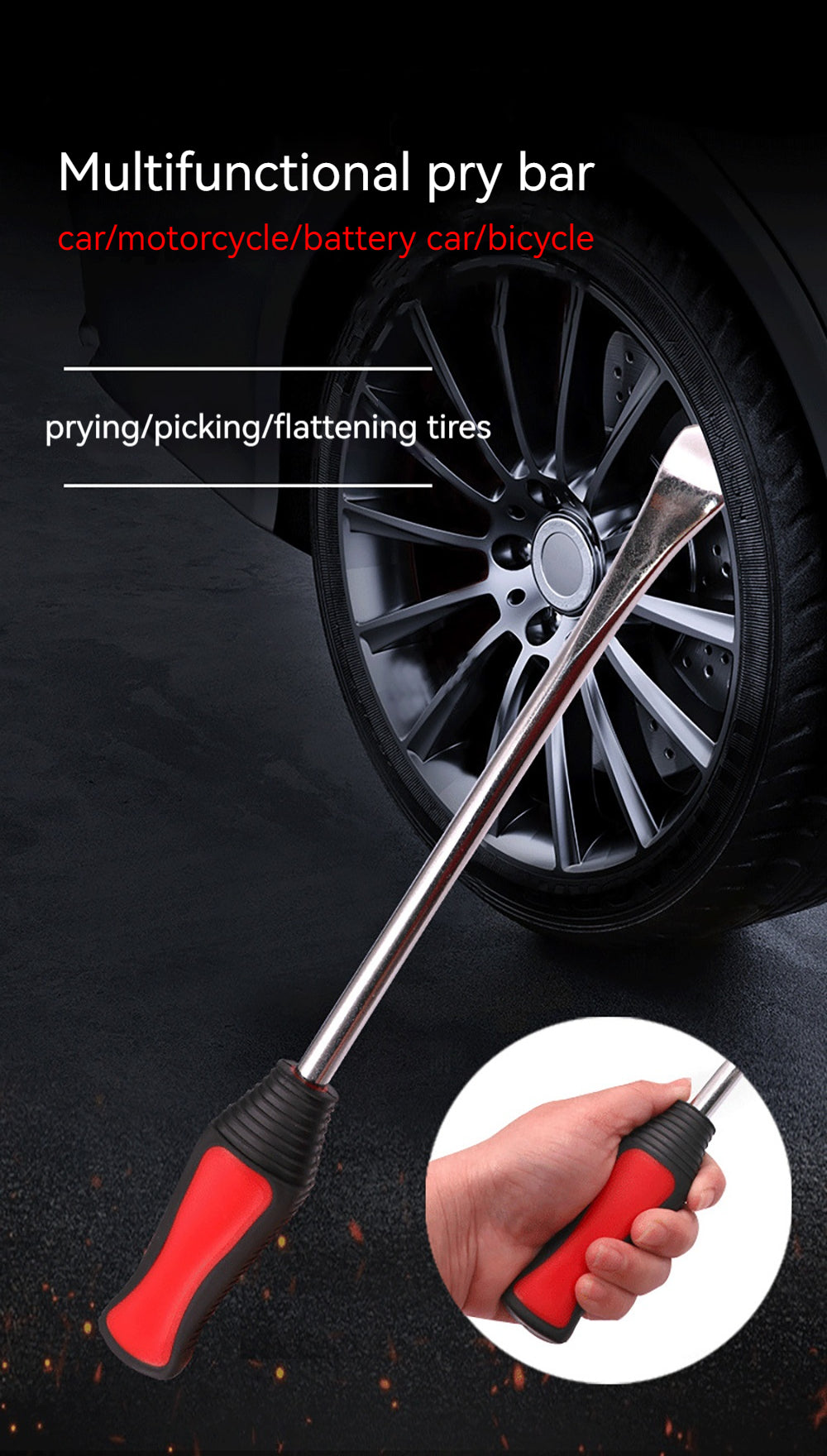 10PCS/Set Car Wheel Rim Protector Tire Changing Lever Tools Auto Spoon Tire Kit Auto Motorcycle Wheel Guard Rim Tyre Accessories