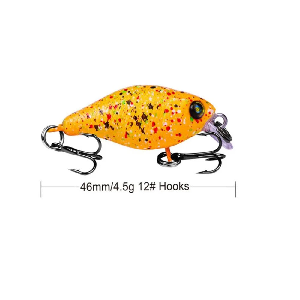 1 PCS Minnow Fishing Lure about 45mm 4.2g Crankbait Hard Bait Topwater Artificial Wobbler Bass Japan Fly Fishing Accessories