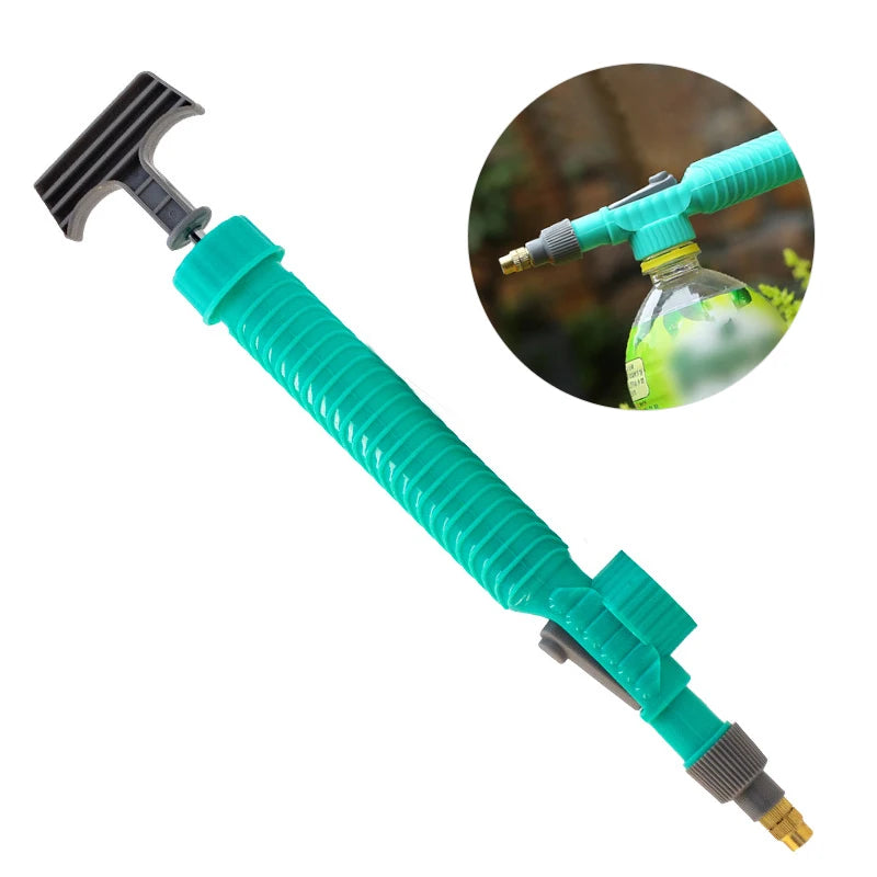 High Pressure Air Pump Manual Sprayer Adjustable Drink Bottle Spray Head Nozzle Garden Watering Tool Sprayer Agriculture Tools