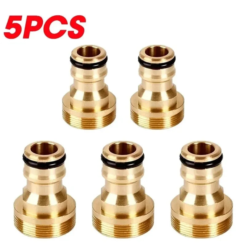 1/2/5PCS Universal Tap Kitchen Adapters Brass Faucet Watering Garden Tools Tap Connector Mixer Hose Adaptor Basin Fitting