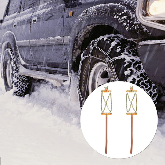 2 Pcs Snow Chains Tire Car Wheel Anti-skid Motorcycle Mud Proof for Tires Auto Accessories Supplies Approved Socks Cars