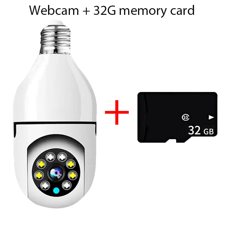 2.4G E27 Light Bulb Wifi Camera Night Version Security Protection 360° HD IP Camara Vigilancia IR Smart Home Cctv PIX-LINK