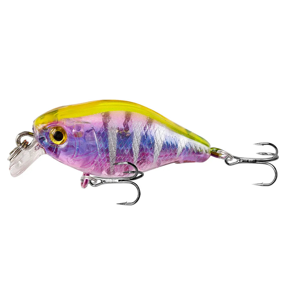 1 PCS Minnow Fishing Lure about 45mm 4.2g Crankbait Hard Bait Topwater Artificial Wobbler Bass Japan Fly Fishing Accessories