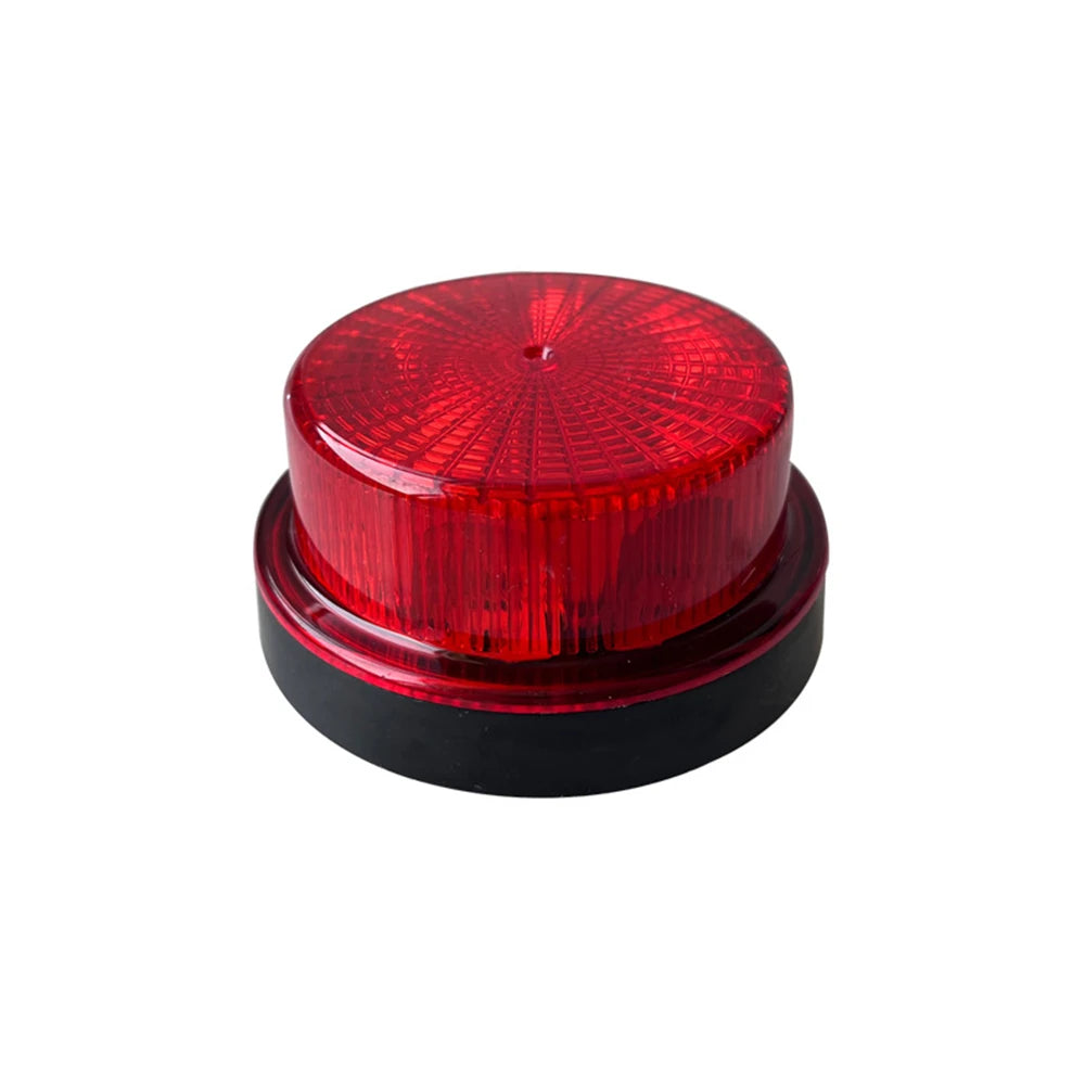 2Pcs Rotary Tractor LED Beacon 12V 24V Truck Sidelight Rotating Light Trailer Side Marker Lights Round Strobe Flashing Lamp