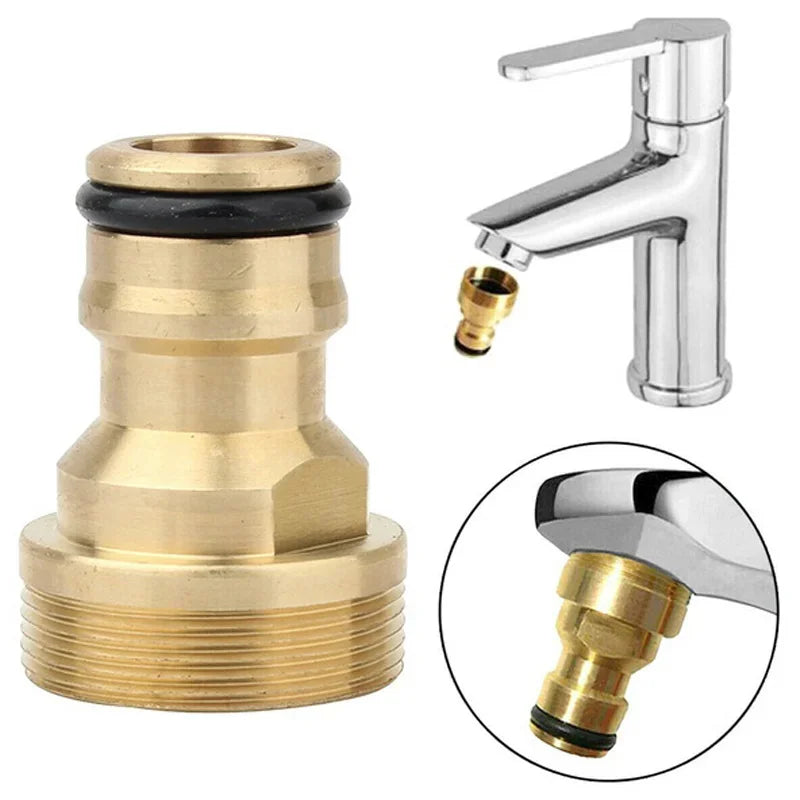 1/2/5PCS Universal Tap Kitchen Adapters Brass Faucet Watering Garden Tools Tap Connector Mixer Hose Adaptor Basin Fitting