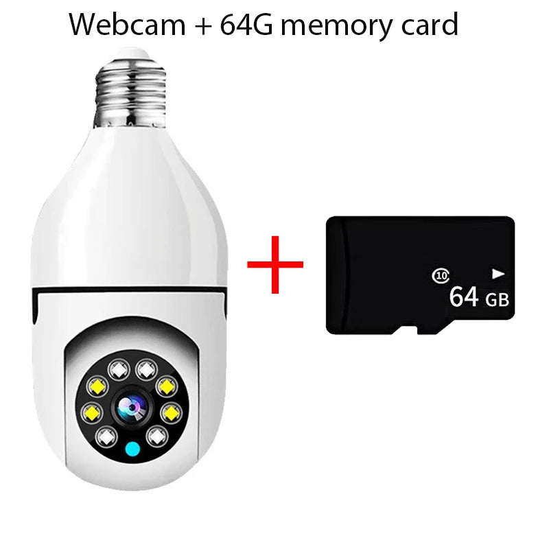 2.4G E27 Light Bulb Wifi Camera Night Version Security Protection 360° HD IP Camara Vigilancia IR Smart Home Cctv PIX-LINK