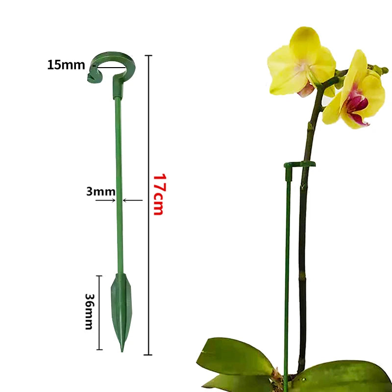 2/5/10pcs Plastic Plant Supports Flower Stand Reusable Protection Fixing Tool Gardening Supplies For Vegetable Holder Bracket