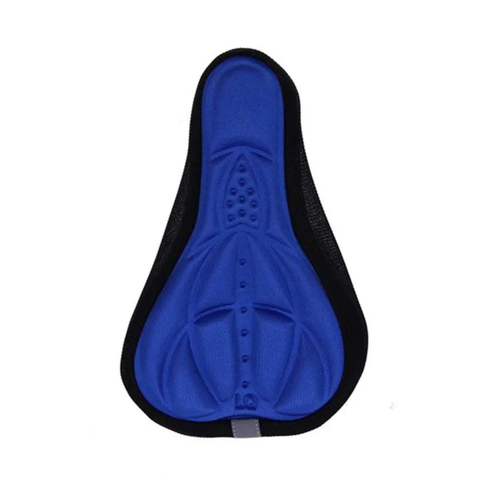 Bike Seat Cover Bicycle Silicone 3D Gel Saddle Pad Padded Soft Cushion Comfort EVA Anti Friction Seat Saddle Covers Cycling Part