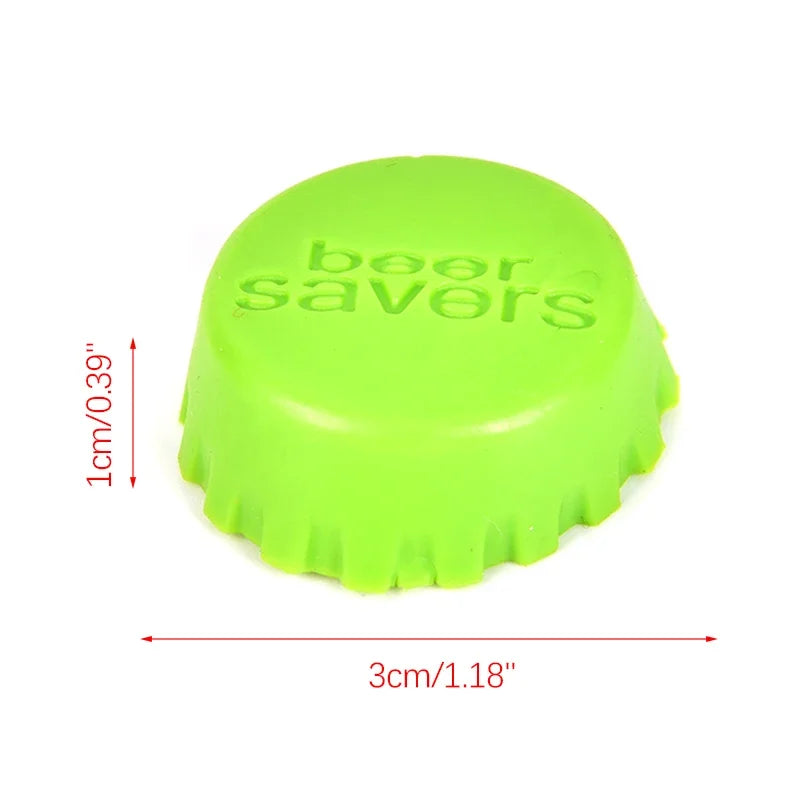 Candy Colors Silicone Beer Bottle Caps, Bar, Home Brewing, Wine Making, Barware, Kitchen, Dining, Garden, 6Pcs, 12Pcs