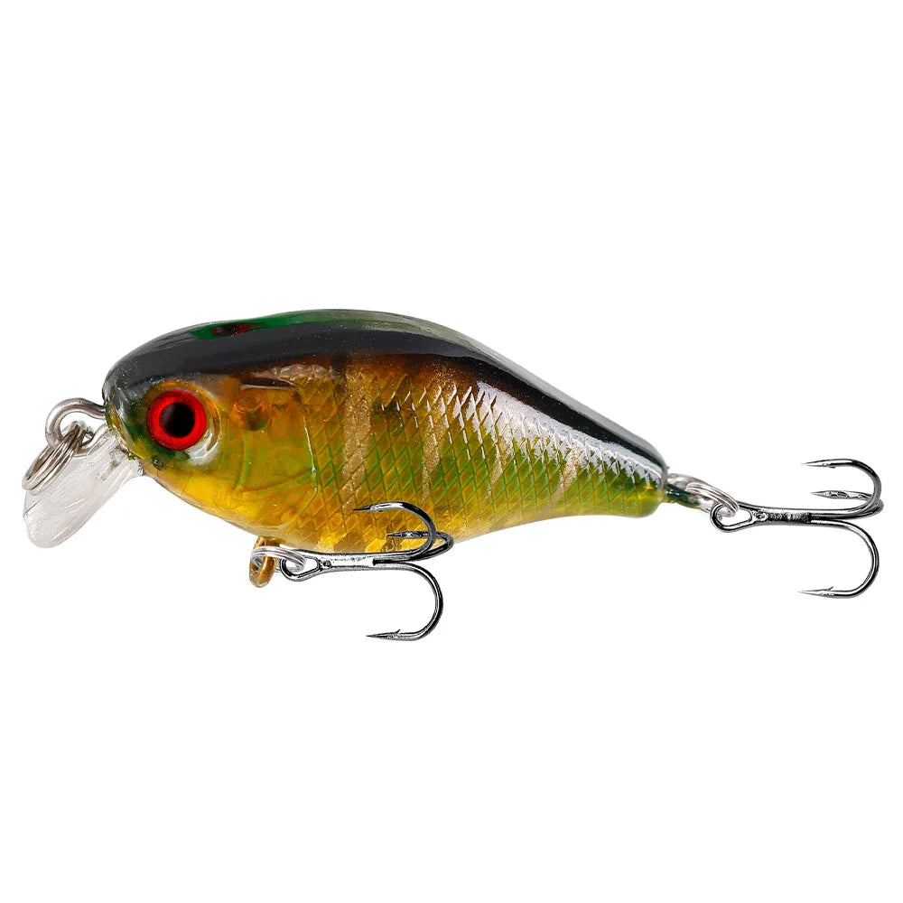 1 PCS Minnow Fishing Lure about 45mm 4.2g Crankbait Hard Bait Topwater Artificial Wobbler Bass Japan Fly Fishing Accessories