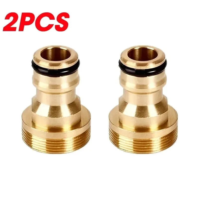 1/2/5PCS Universal Tap Kitchen Adapters Brass Faucet Watering Garden Tools Tap Connector Mixer Hose Adaptor Basin Fitting