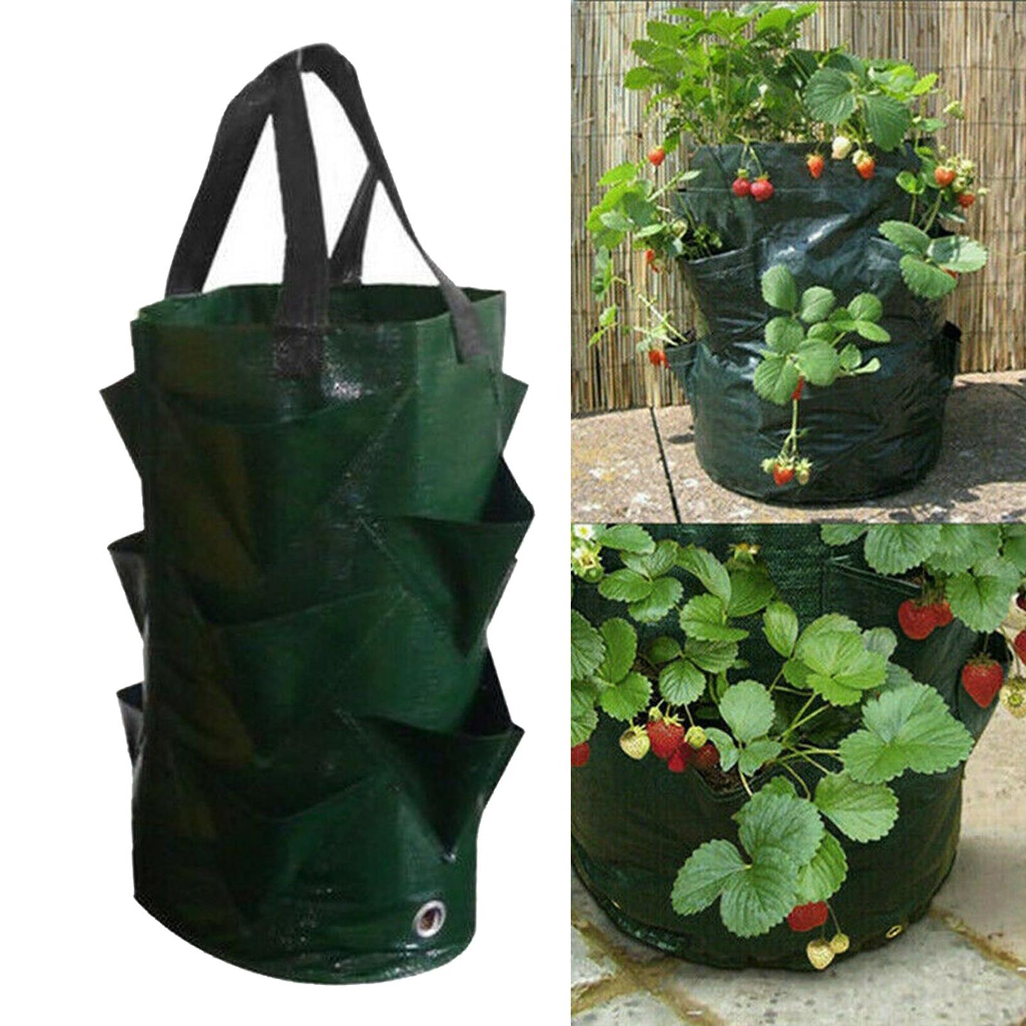 Potato  Bags Planter Gardening Breathable Strawberry Planter Vegetable Planting Pouch with Handles