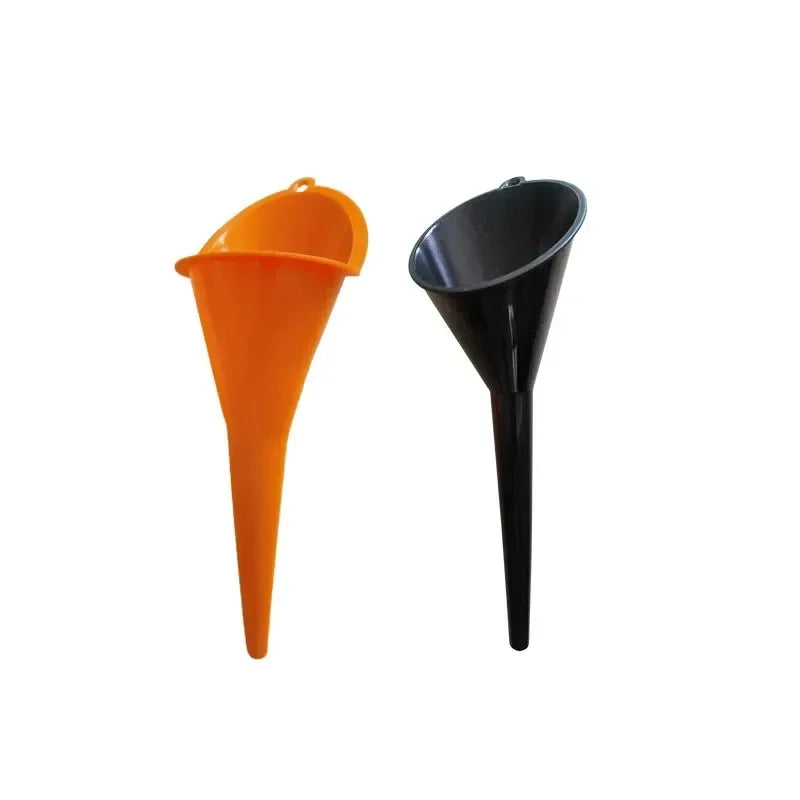 Car Long Stem Funnel Gasoline Oil Fuel Filling Tools Anti-splash Plastic Oil Funnel Motorcycle Refueling Tools Auto Accessories