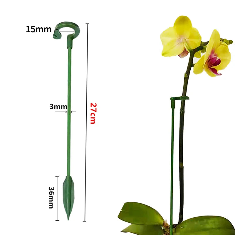 2/5/10pcs Plastic Plant Supports Flower Stand Reusable Protection Fixing Tool Gardening Supplies For Vegetable Holder Bracket