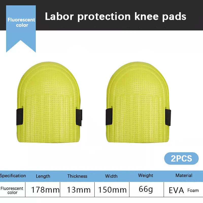 1pair Knee Protection Pad Tile Mud Workers Knee Paste Floor Brick Artifacts Moisture Thickening Brick Garden Manual Work Tools