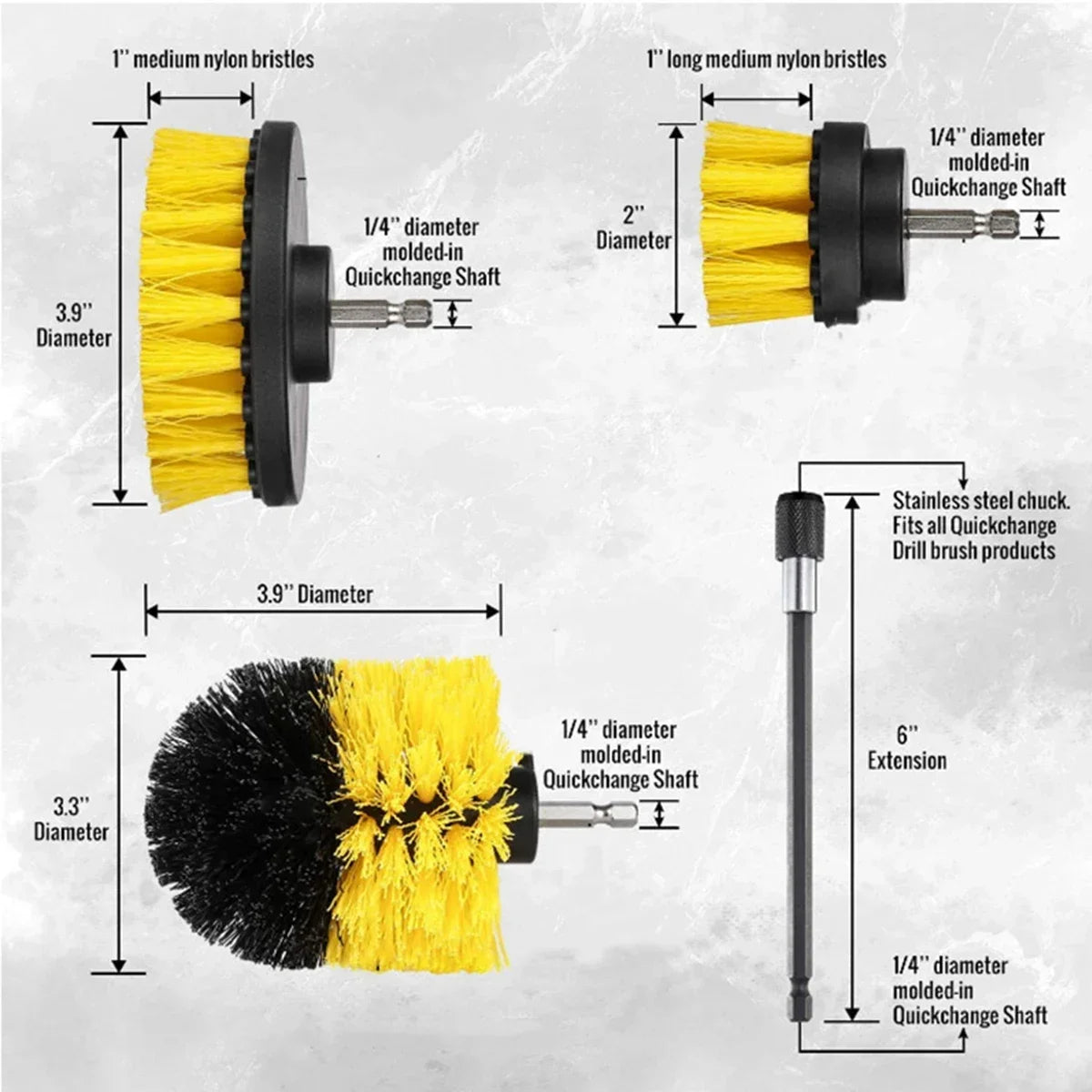 KJOY 2025 New Car Cleaning Kit Scrubber Drill Detailing Brush Set Air Conditioner Vents Towel Polisher Car Auto Detailing Tools