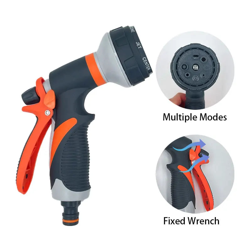 Clearance_Spray Lawn Watering Multi-Function Car Wash High Pressure Durable Hand-Held Tools Hose Sprinkle Nozzle Garden_Continuo