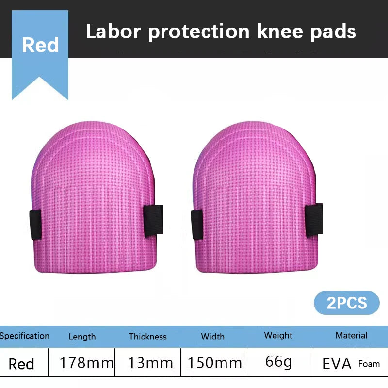 1pair Knee Protection Pad Tile Mud Workers Knee Paste Floor Brick Artifacts Moisture Thickening Brick Garden Manual Work Tools