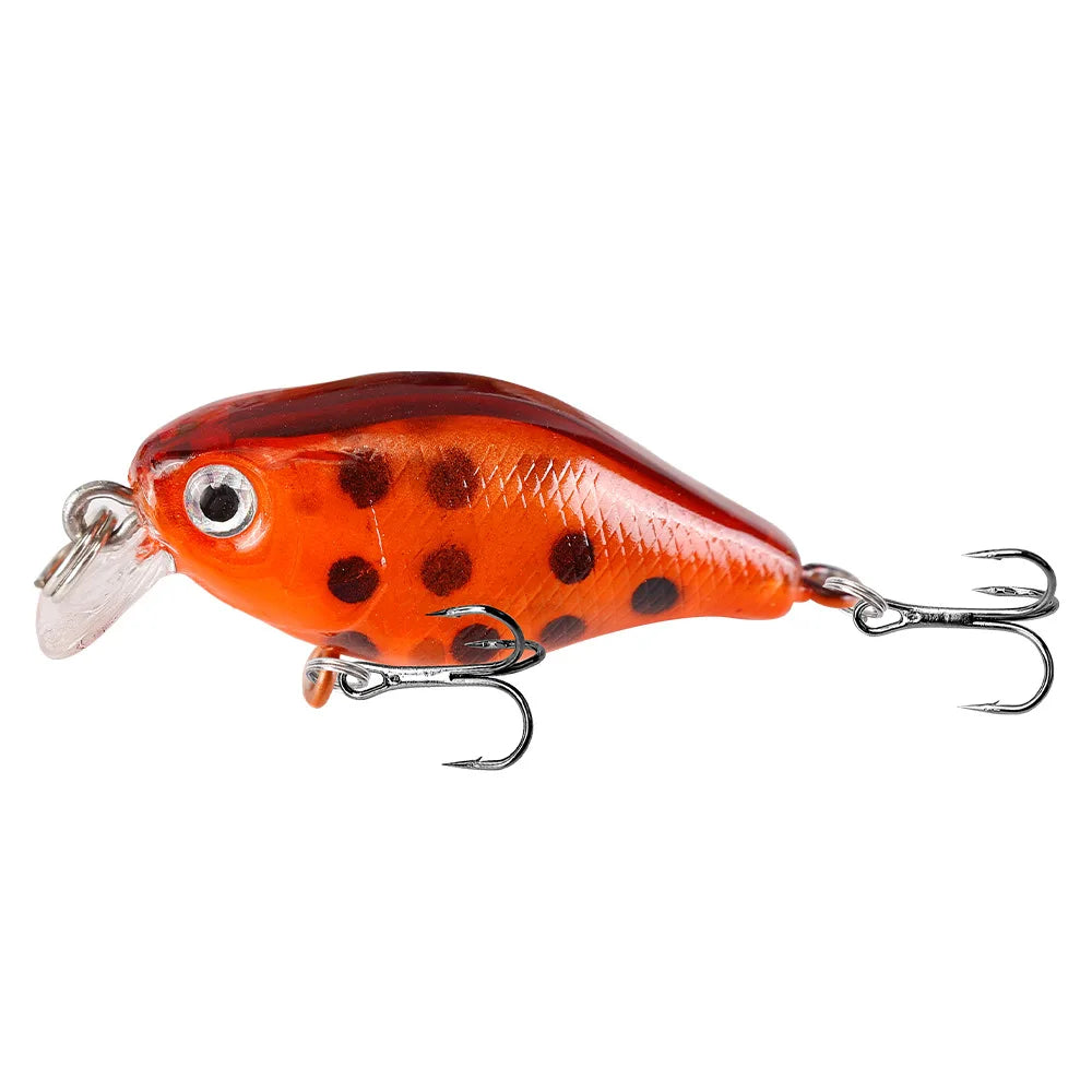 1 PCS Minnow Fishing Lure about 45mm 4.2g Crankbait Hard Bait Topwater Artificial Wobbler Bass Japan Fly Fishing Accessories