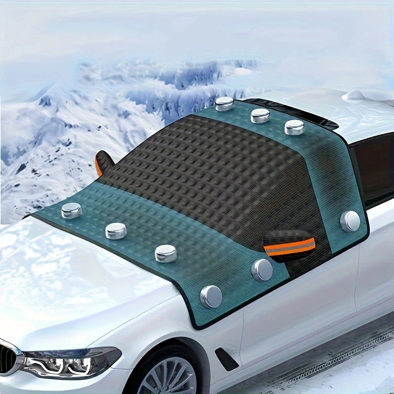 LEIBOO Car Window Snow Cover Magnetic Windshield Sunshade Anti Freeze Snow Windshield Covers Sun Visor Auto Exterior Accessories