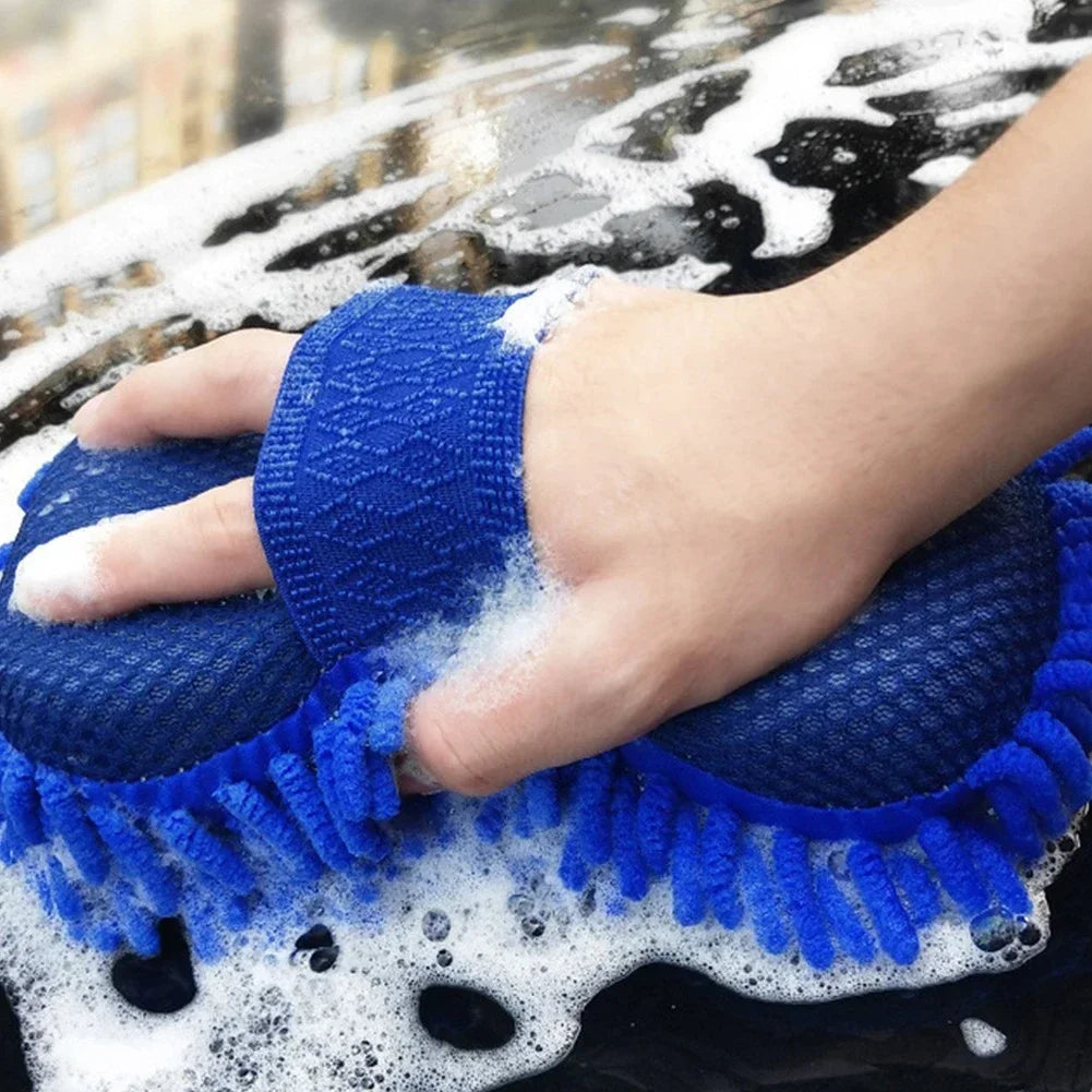 Car cleaning tools Car Wash Sponge Care Washing Brush Pad Cleaning Tool Auto Washing Towel Gloves Styling Accessories car wash