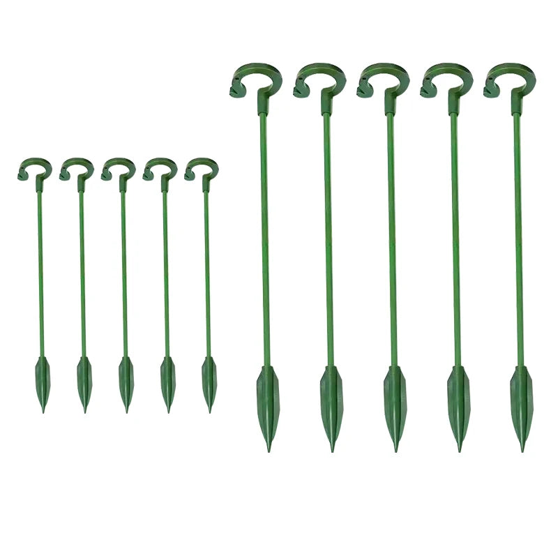 2/5/10pcs Plastic Plant Supports Flower Stand Reusable Protection Fixing Tool Gardening Supplies For Vegetable Holder Bracket