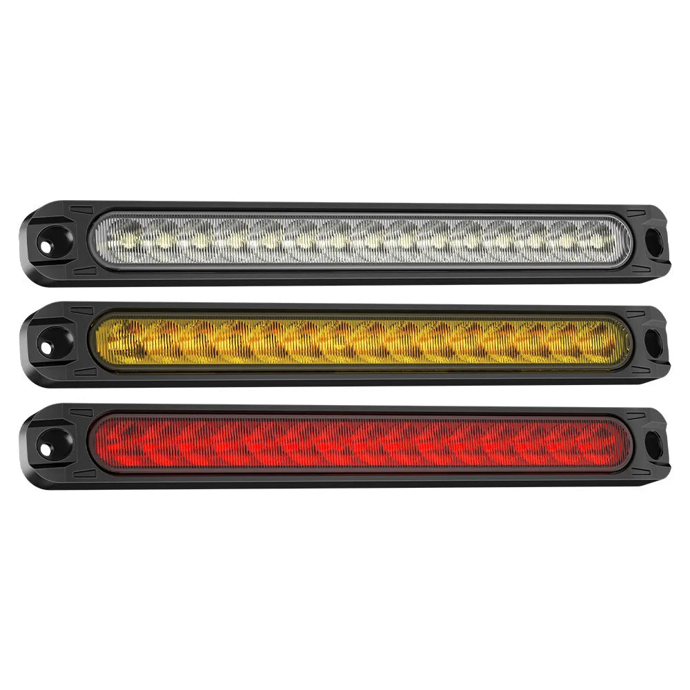 2pcs Tail LED Lights 10'' 15LED DRLs Brake Turn Tail Lights Assembly DC12V/24V Trailer Identification Light.