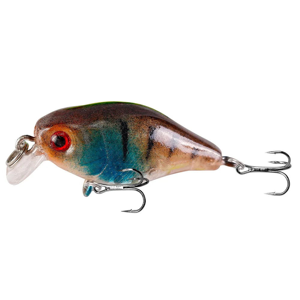 1 PCS Minnow Fishing Lure about 45mm 4.2g Crankbait Hard Bait Topwater Artificial Wobbler Bass Japan Fly Fishing Accessories