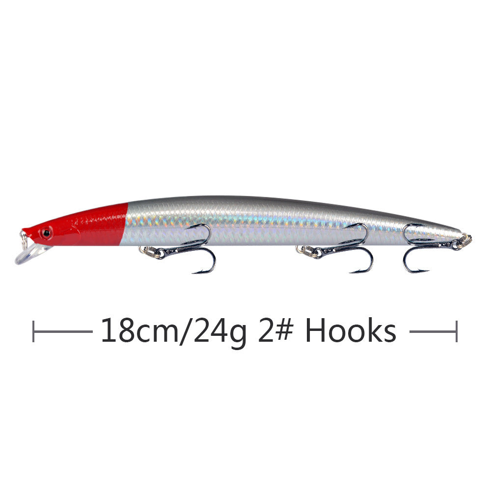 18cm 24g Large Sea Fishing Lure Mino Fishing Gear