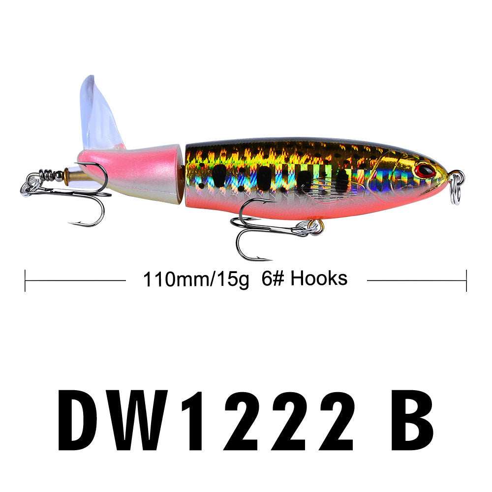 15g Floating Pencil 11cm Propeller Water Surface Tractor Lure