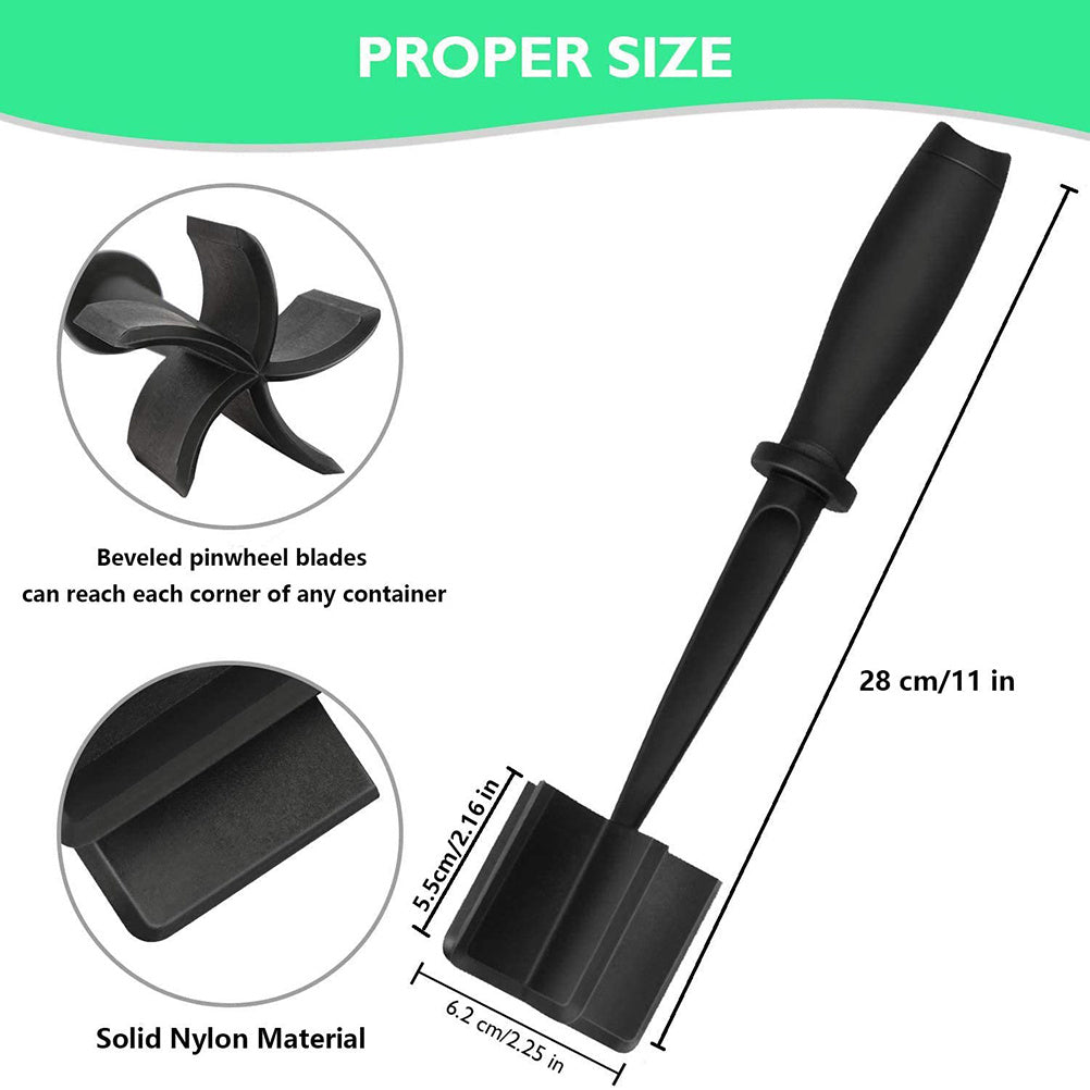 Meat Chopper Multifunctional Ground Beef Masher Ground Beef Turkey Nylon Chopper Utensil Non Stick Cookware