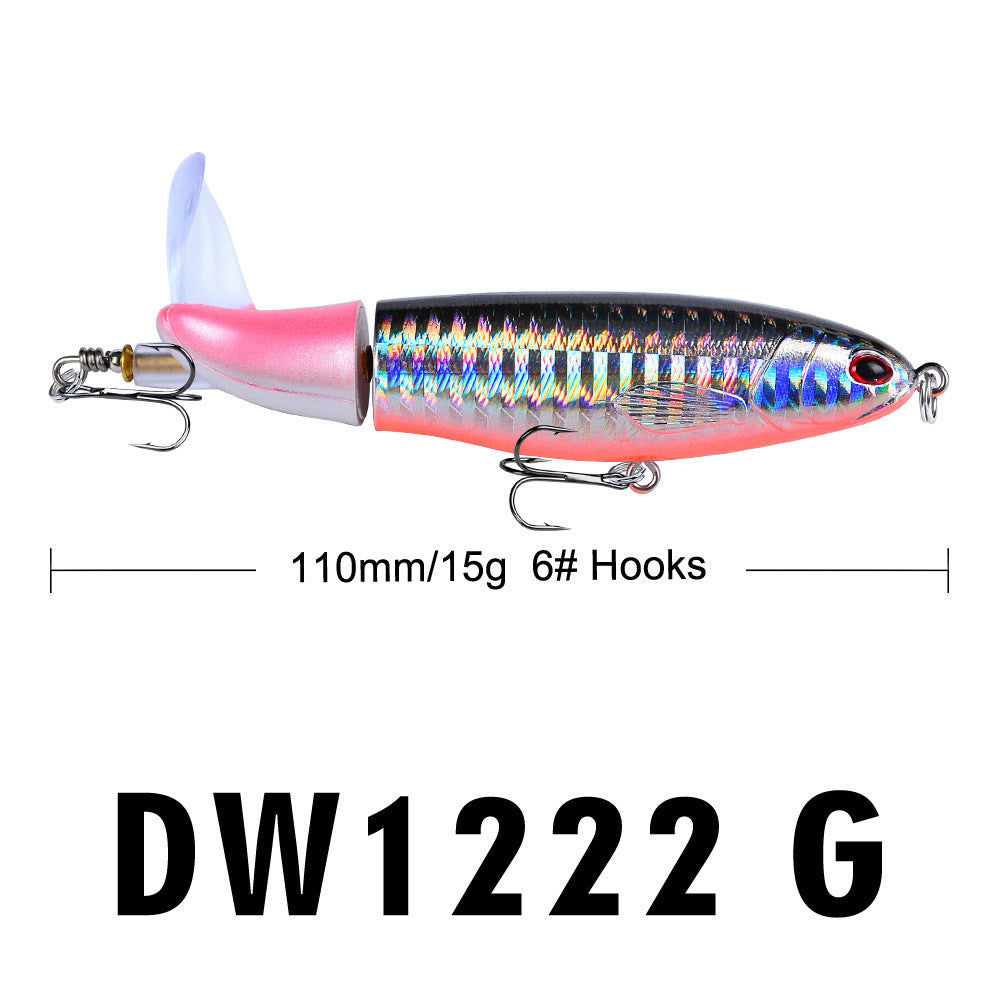 15g Floating Pencil 11cm Propeller Water Surface Tractor Lure