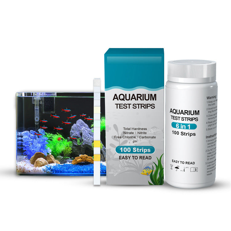 Six-in-one Fish Tank Water Quality Test Paper