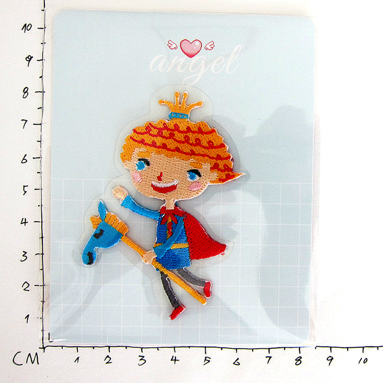 Self-Adhesive Iron-On Fairy Tale Town Castle Princess Patches