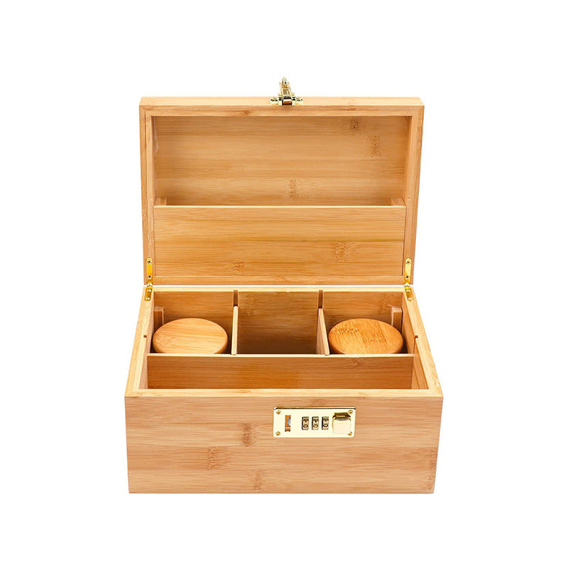 Bamboo And Tobacco Storage Box